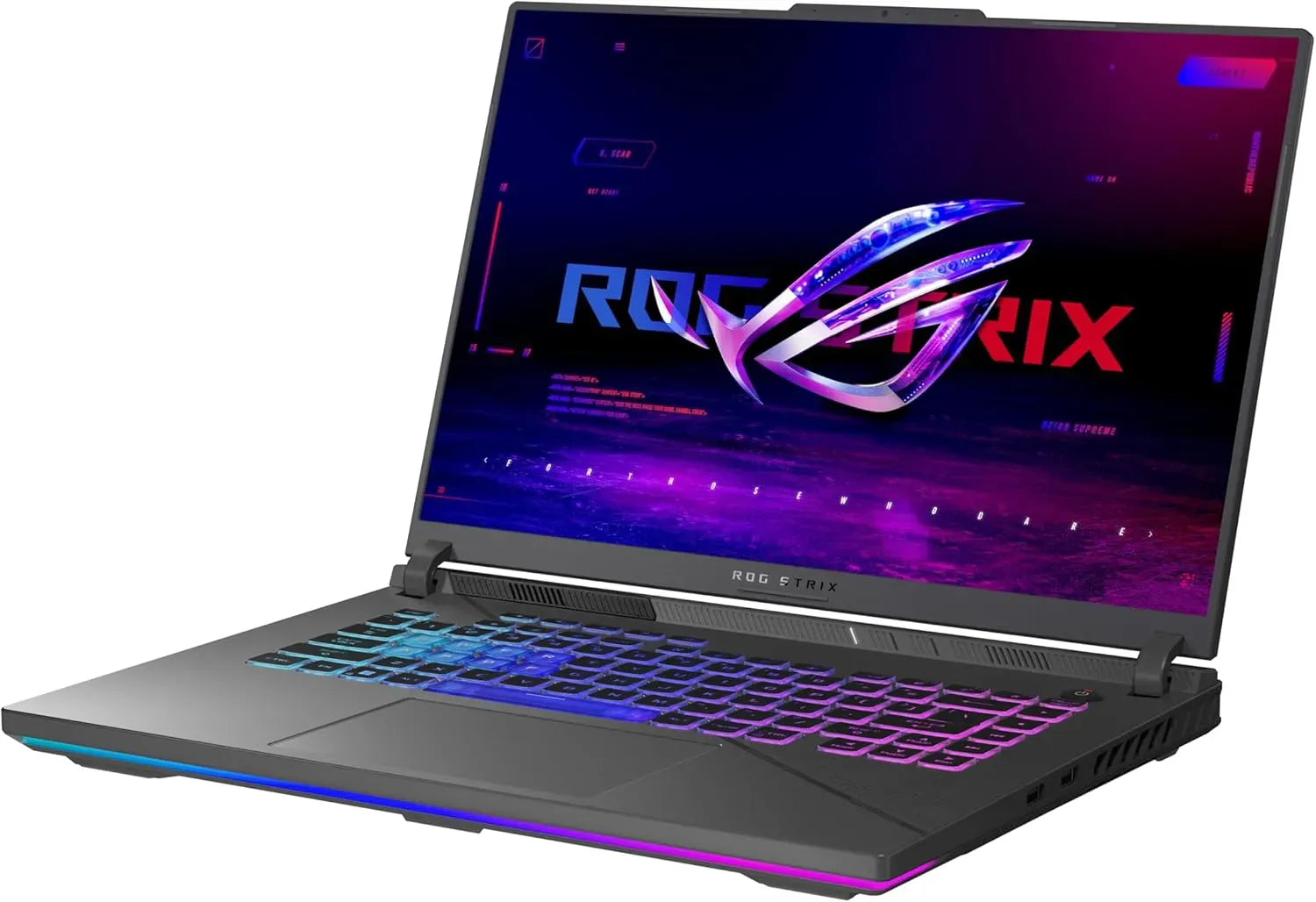 Asus ROG Strix G16 G614JUN3129 Gaming Laptop Intel¨ Coreª i713650HX 16GB DDR5 512GB SSD NVIDIA¨ GeForce RTXª 4050 6GB 16" FHD IPS 240Hz Display Backlit KB 2 Year Warranty