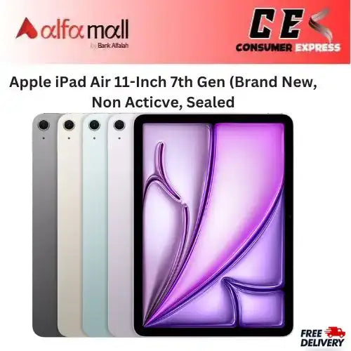 Apple iPad Air 11-Inch 7th Gen | Apple M3 8-Core 128GB | Starlight MC9Y4 (Brand New, Non Acticve, Sealed) -