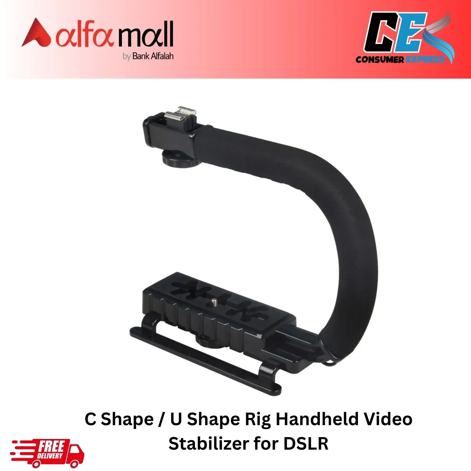 CShape UShape Rig Handheld Video Stabilizer for DSLR