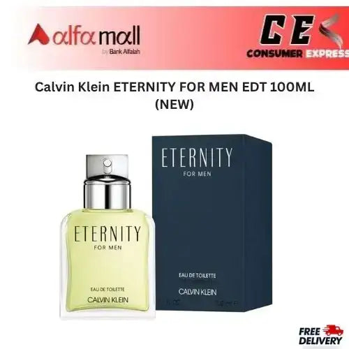 Calvin Klein ETERNITY FOR MEN EDT 100ML (NEW)