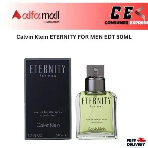Calvin Klein ETERNITY FOR MEN EDT 50ML
