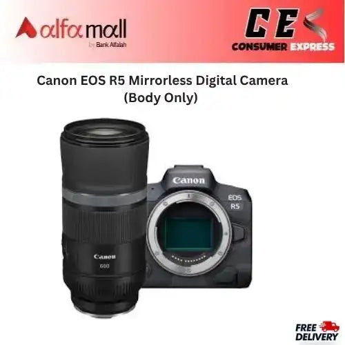 Can EOS R5 Mirrorless Digital Camera (Body ly)