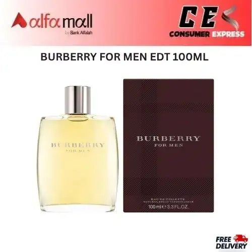 BURBERRY FOR MEN EDT 100ML