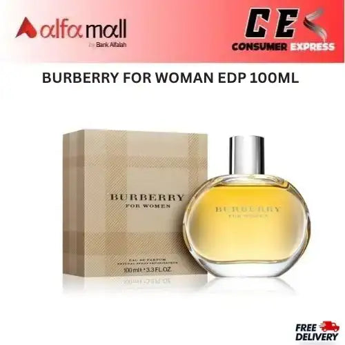 BURBERRY FOR WOMAN EDP 100ML
