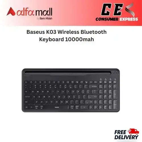 Baseus K03 Wireless Bluetooth Keyboard 10000mah