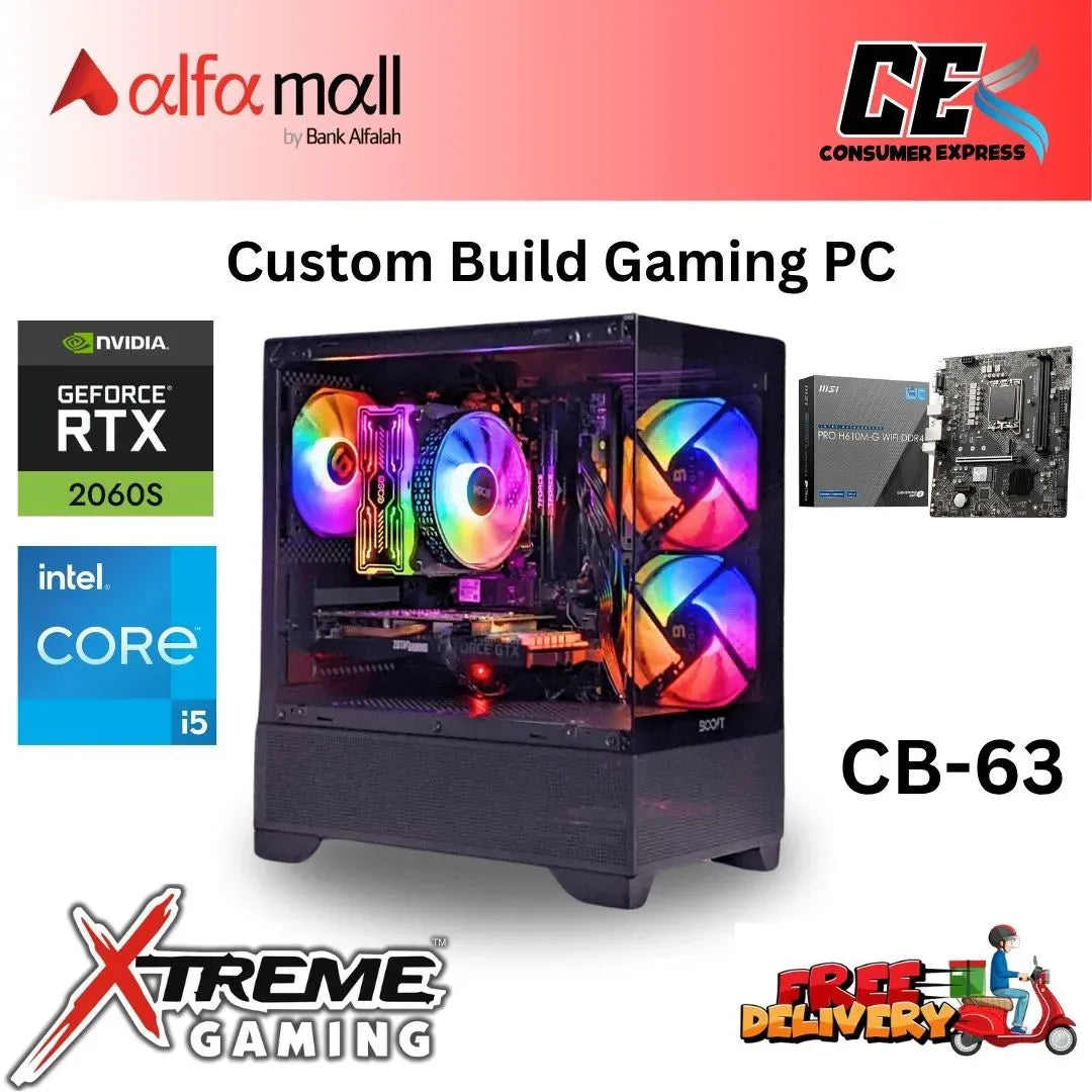 Custom Gaming Build CB63 Intel Core i5 12400F Build with RTX 2060 Super 12th Gen Budget Build