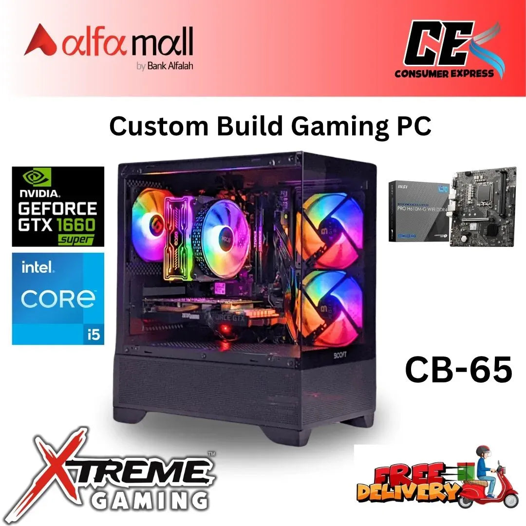 Custom Gaming Build CB65 Intel i5 12400F build with GTX 1660 Super 12th Gen Budget Build