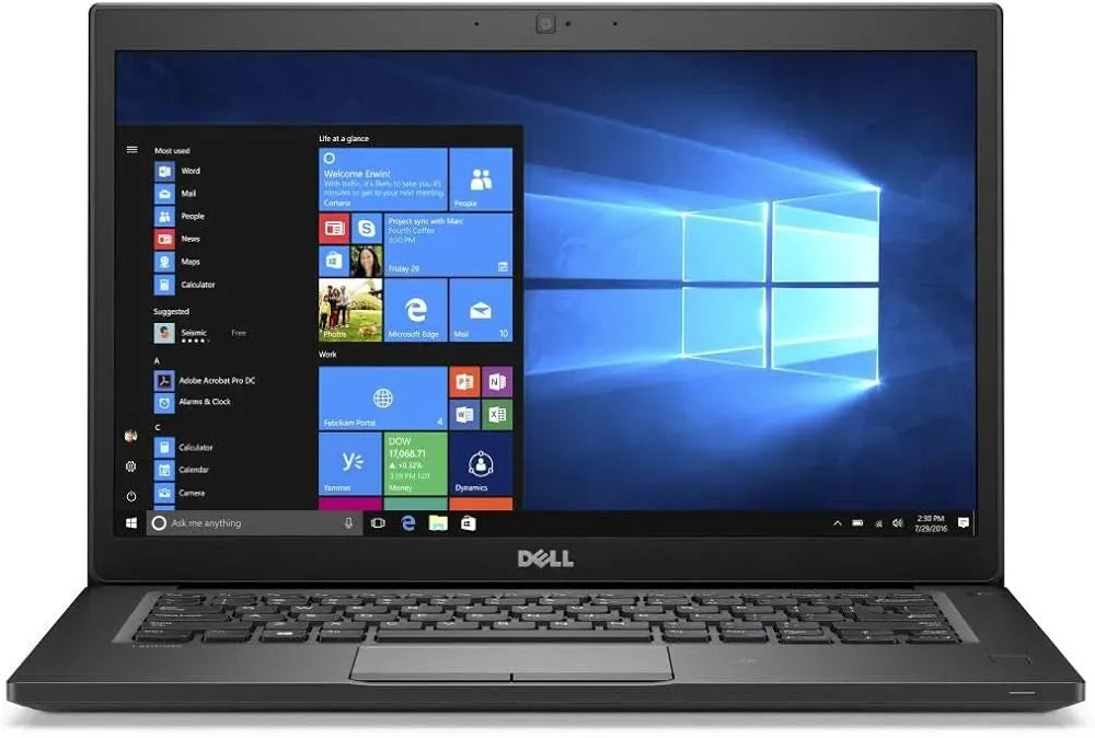 DELL Litude 7480 Core i7 7th Generi 8GB DDR4 RAM 256GB SSD Storage 14 FHD Display, Backlit KB (Refurbished)