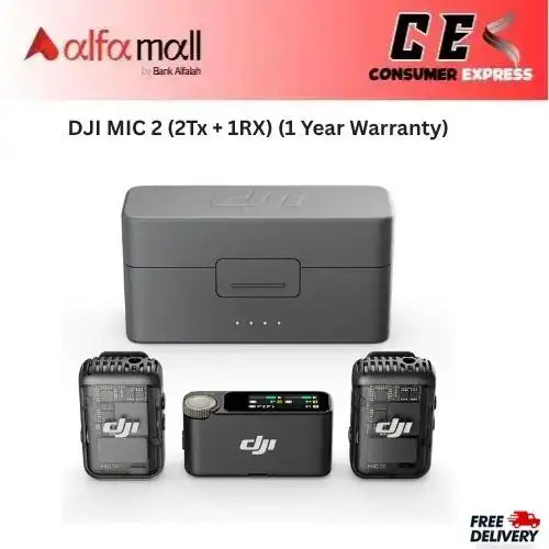 DJI MIC 2 (2Tx + 1RX) (1 Year Warranty)