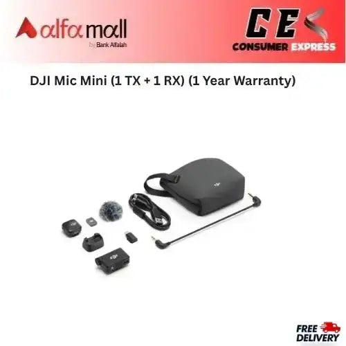 DJI Mic Mini (1 TX + 1 RX) (1 Year Warranty)
