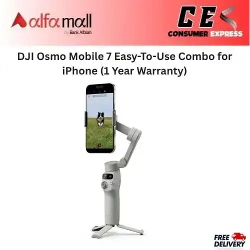 DJI Osmo Mobile 7 ToUse Combo for iPhe (1 Year Warranty)