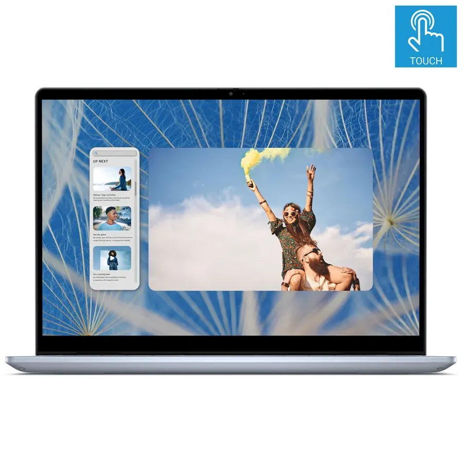 Dell Inspir 14 7440 2in1 Laptop Intel Core 5 processor 120U 8GB DDR5 512GB SSD Fingerprint Reader Backlit KB Windows 11 14" FHD+ Touchscreen Ice Blue (Intenial Warranty)