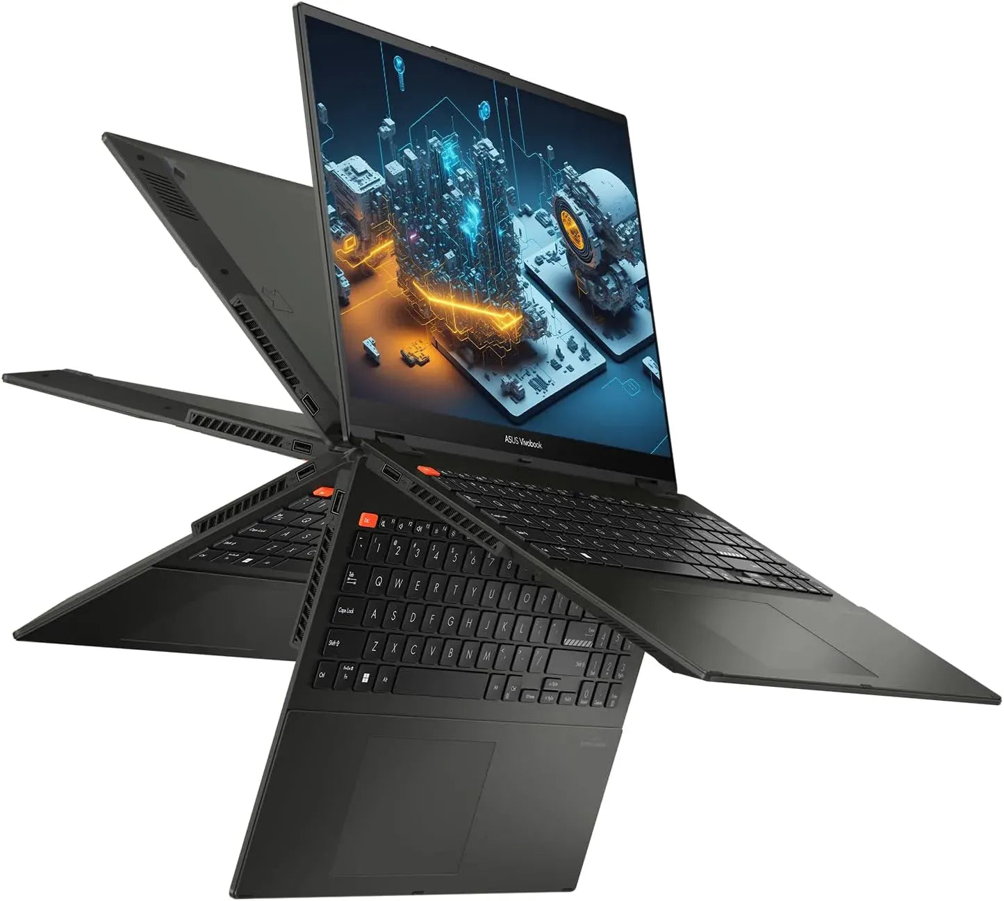 ASUS Vivobook S 16 Flip OLED TP3604VA Laptop Midnight Black Intel Core i51335U 16GB 512GB 16" WUXGA IPS Touchscreen x360 NEW