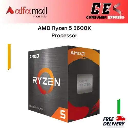 AMD Ryzen 5 5600X Processor (6C/12T, 35MB Cache, up to 4.6 GHz Max Boost) Tray
