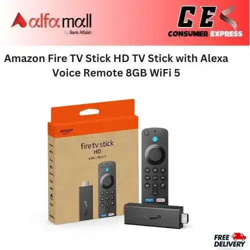 Amazon Fire TV Stick HD TV Stick with Alexa Voice Remote 8GB WiFi 5 (NEW)