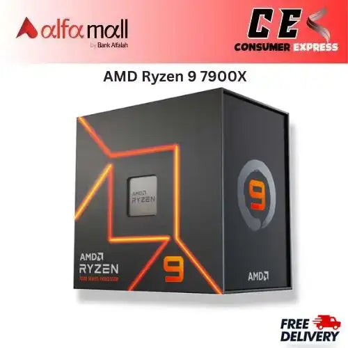 AMD Ryzen 9 7900X 4.7 GHz 12Core AM5 Processor