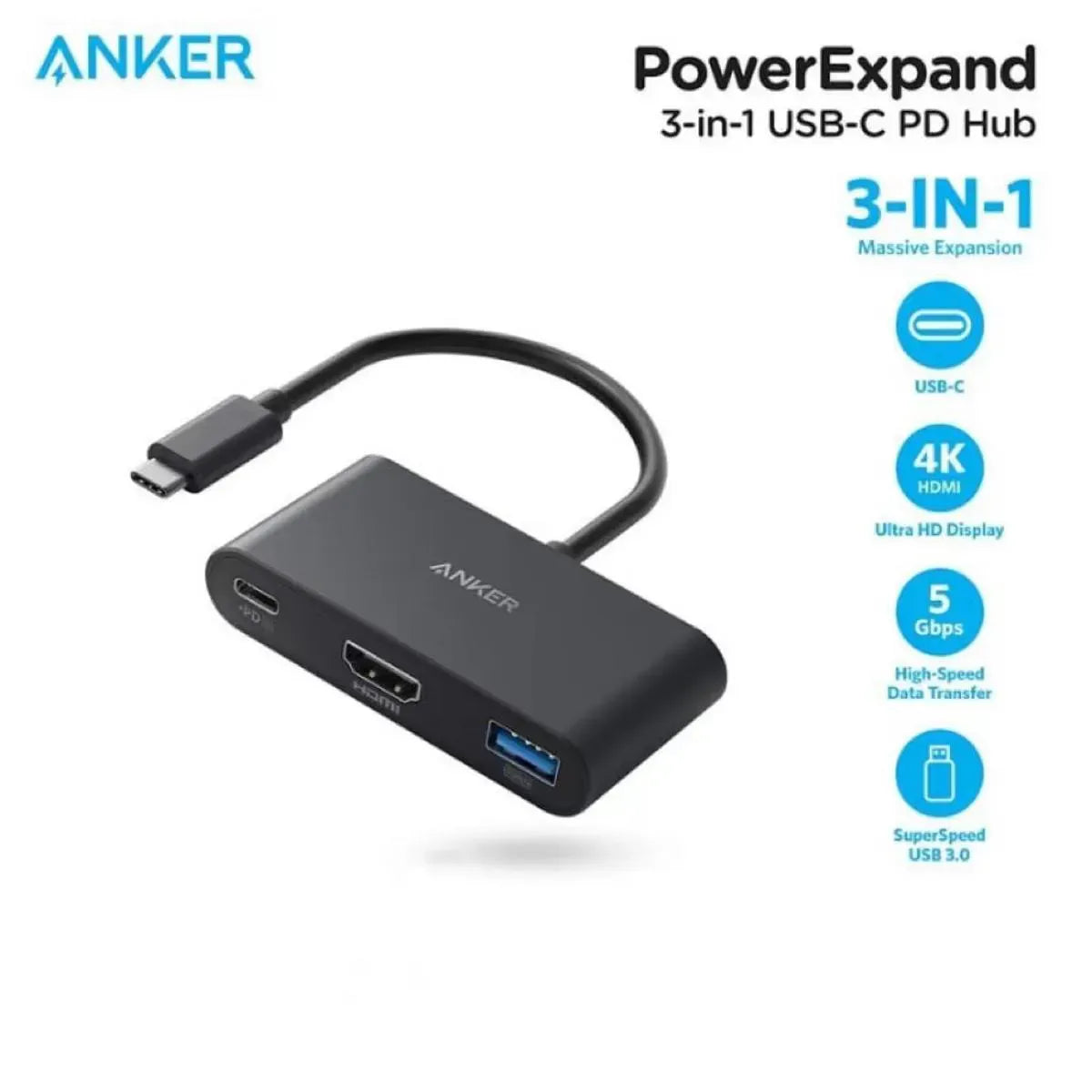 ANKER A8339 3IN1 USB C HUB