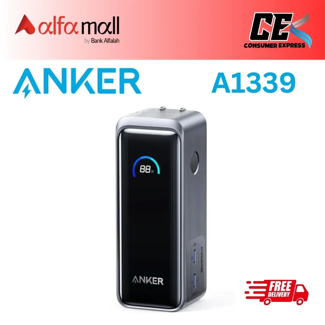 Anker Prime 2in1 Power bank 65W, 9600mAh A1339