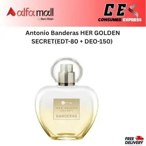Antio Banderas HER GOLDEN SECRET(EDT80 + DEO150)