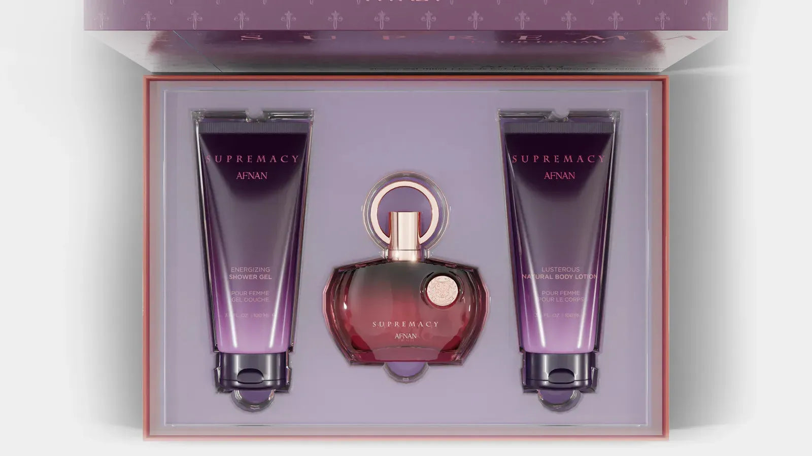 AFNAN SUPREMACY P/FEMME EDP 3 PCS G/SET 100ML