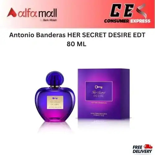 Antio Banderas HER SECRET DESIRE EDT 80 ML