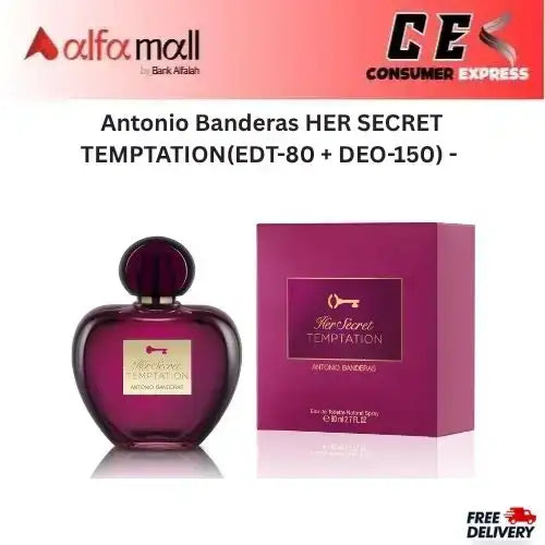 Antio Banderas HER SECRET TEMPTI(EDT80 + DEO150)