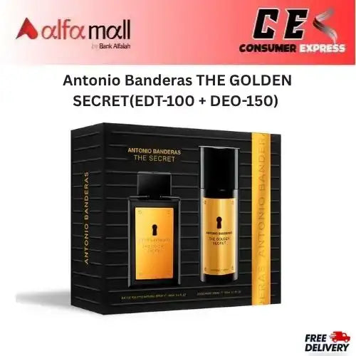 Antio Banderas THE GOLDEN SECRET(EDT100 + DEO150)