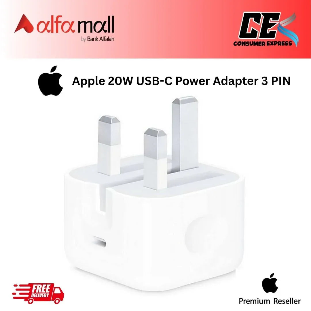 Apple 20W USBC Power Adapter 3 PIN