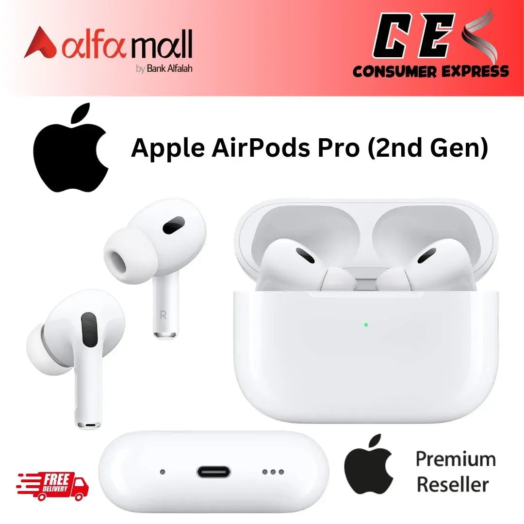 Apple AirPods Pro (2nd Gen) Wireless Earbuds with USB C Charging Active Noise Cancelli N Active Sealed