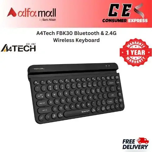 A4Tech FBK30 Bluetooth & 2.4G Wireless Keyboard