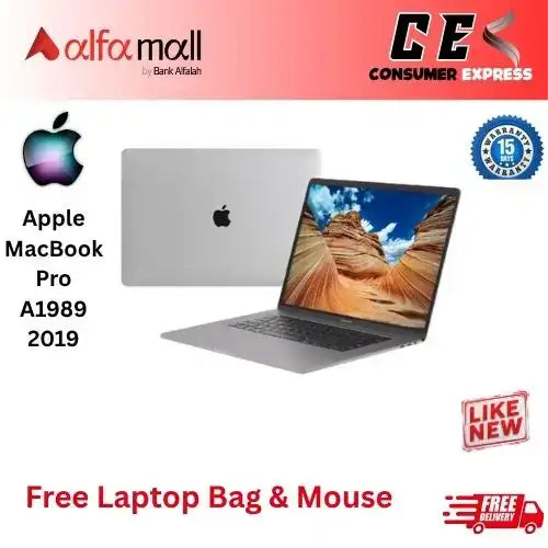 Apple MacBook Pro A1989 2019 Corei7 16GB RAM 500GB SSD 13.3" Display (Like New) Free Bag & Mouse