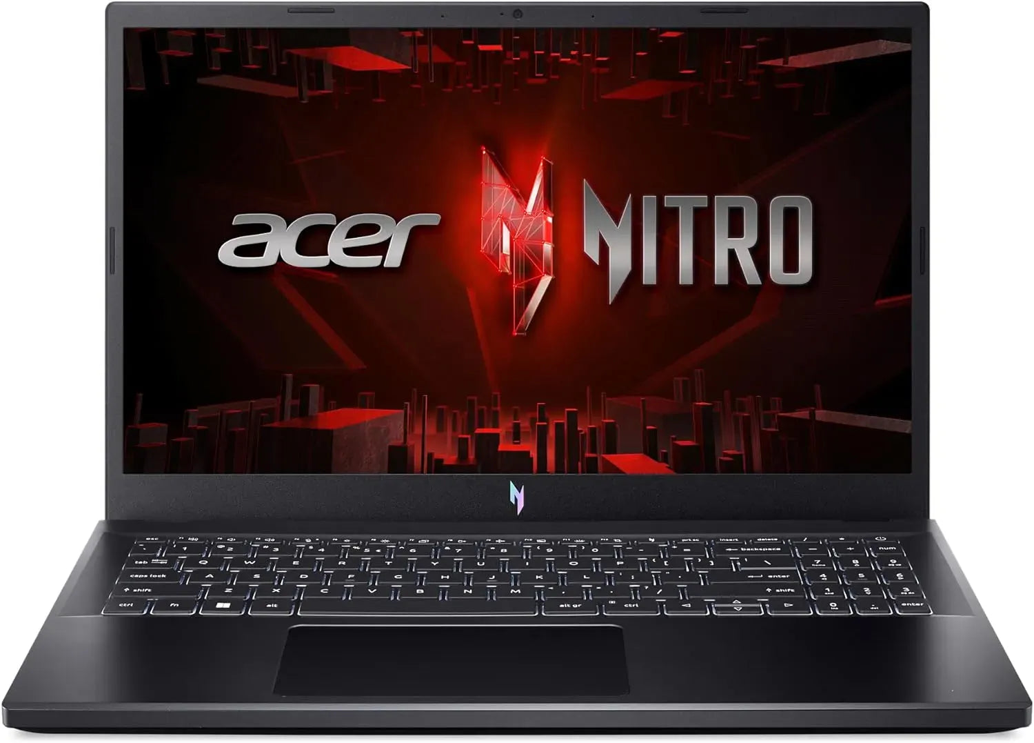 ACER NITRO V15 ANV1551789J Intel Core i713620H 16GB RAM 512GB SSD 15.6" FHD 144Hz Display GeForce RTX 4060 8GB GPU US English Backlite Keyboard Windows 11 Home Obisidian Black Color (Internial Warranty) (CE)