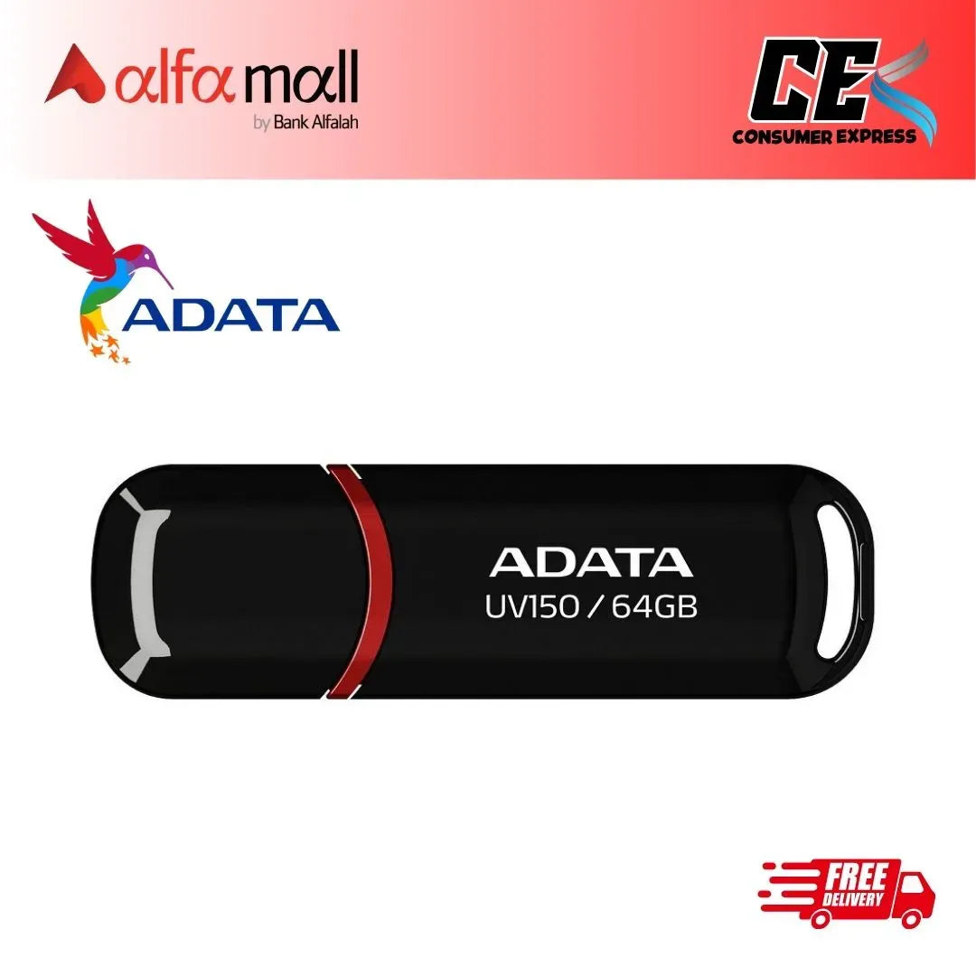 ADA UV150 Unidad Flash Drive 64GB USB 3.2 Black