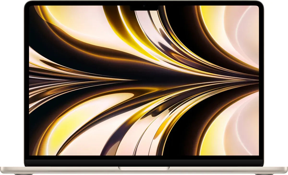 Apple Macbook Air 13.6" MLY13 Apple M2 Chip, 8GB DDR4, 256GB SSD, Apple M2 8core Graphics, 13.6" IPS LED, Backlit Keyboard, mac OS, Starlight (Brand New)