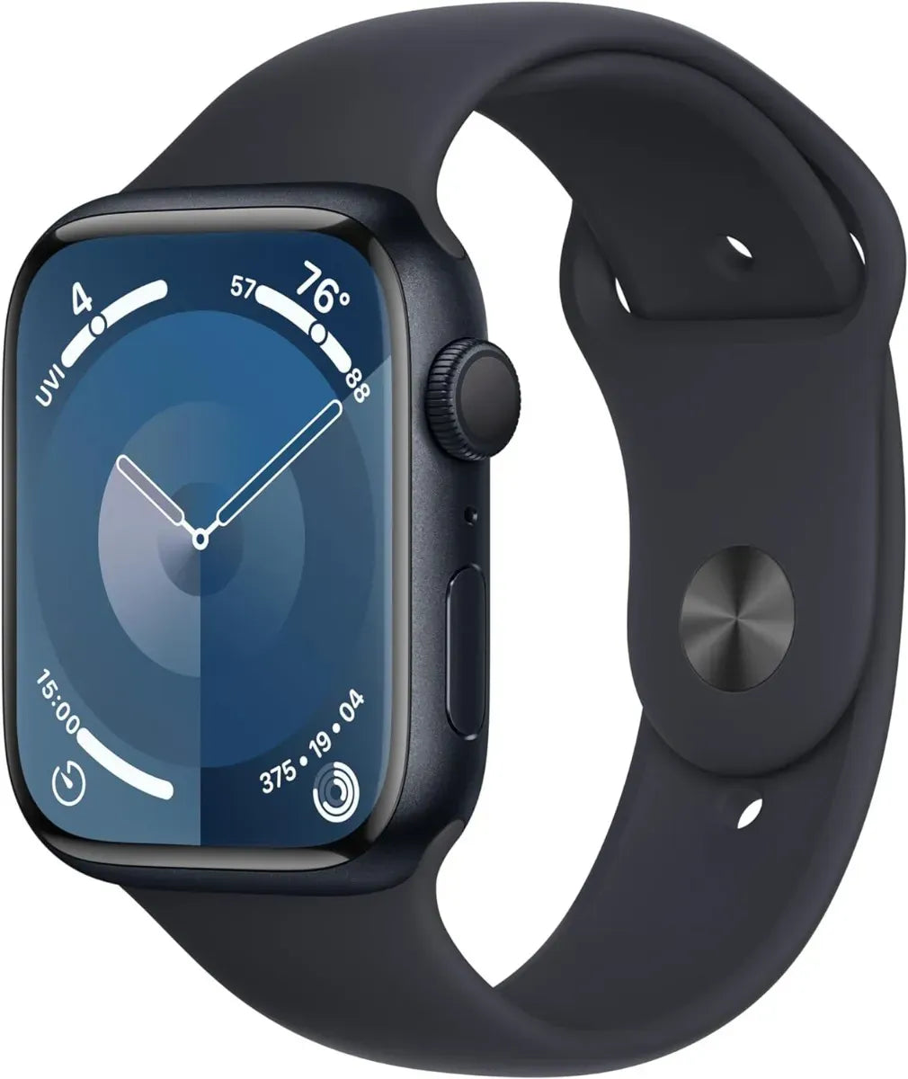 Apple Wch Series 9 GPS 41mm Midnight Aluminum Case with Midnight Sport Band (Brand New Sealed N Active)