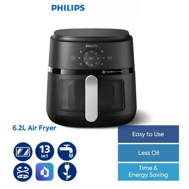 Philips Airfryer 2000 series 6.2L NA230 With Official Warranty (0% Markup Upto 6 Months)