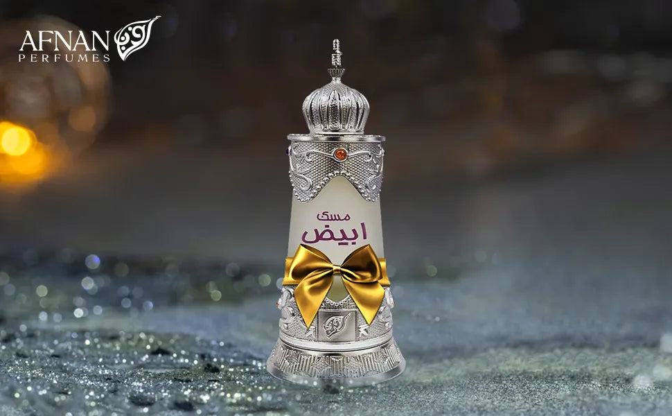 Afnan Musk Abiyad Concentrated Perfume Oil - 20ml (100% Authentic)