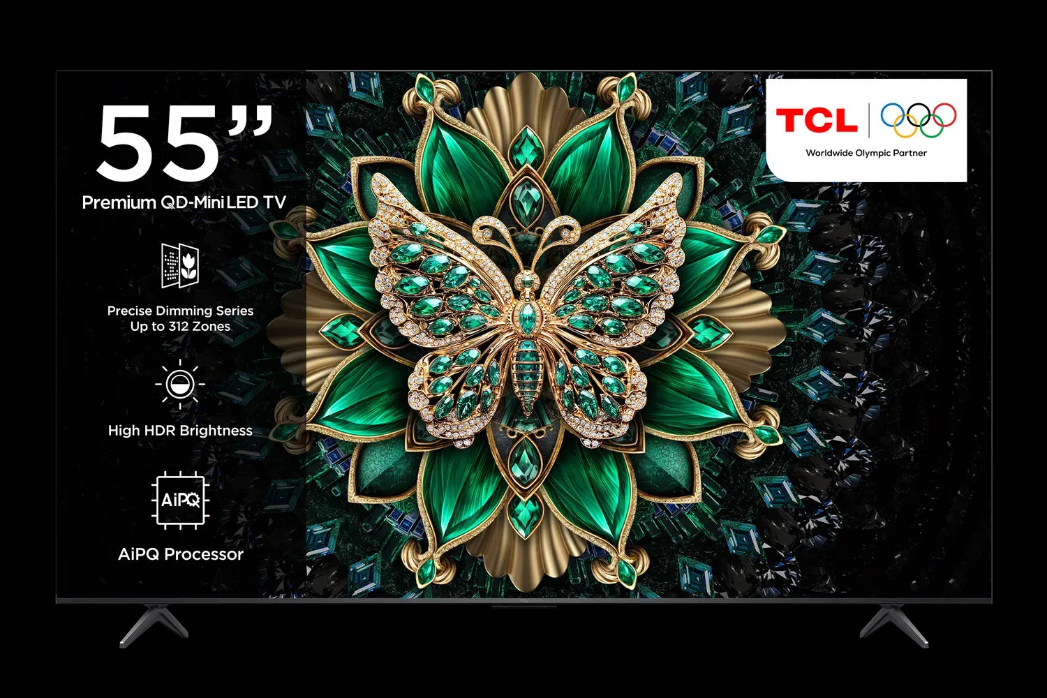 TCL 55" LED 55C6K QD-Mini LED TV , 2 Year Official Warranty (Latest Model)