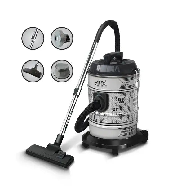 Anex Deluxe Vacuum Cleaner AG-2199 High efficient system with constant speed