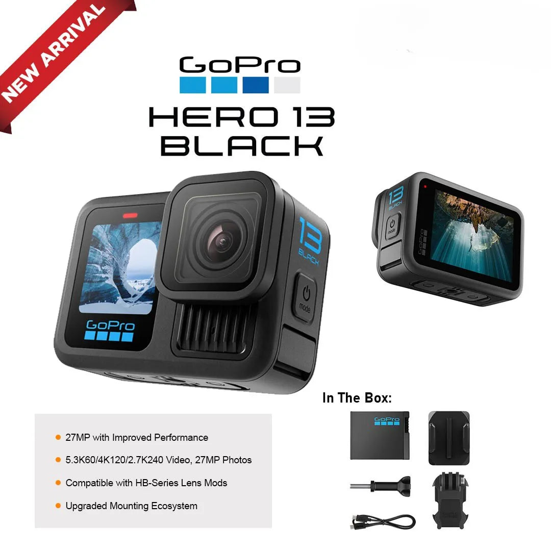 GoPro Hero 13 Action Camera Black (Brand New)