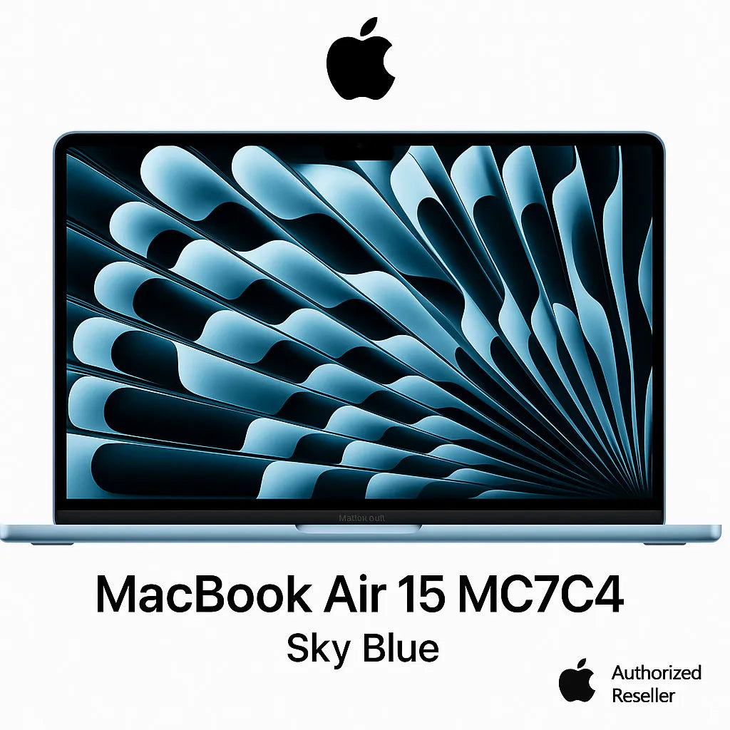 Apple MacBook Air M4 15inch 16GB 512GB Sky Blue MC7C4 (Free Hardshell Case) (Brand New, Sealed)