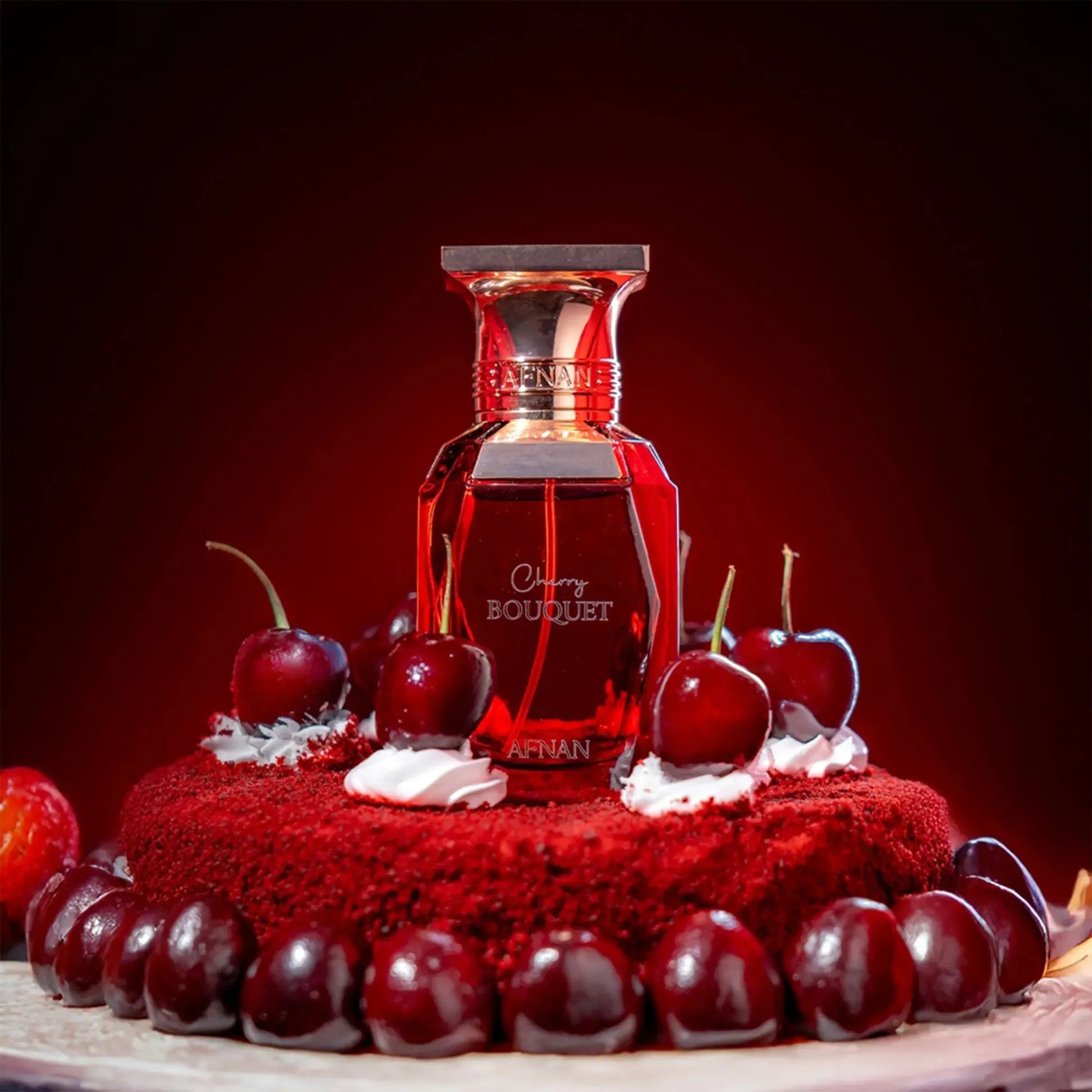 Afnan Cherry Bouquet EDP - 80ml (100% Authentic)
