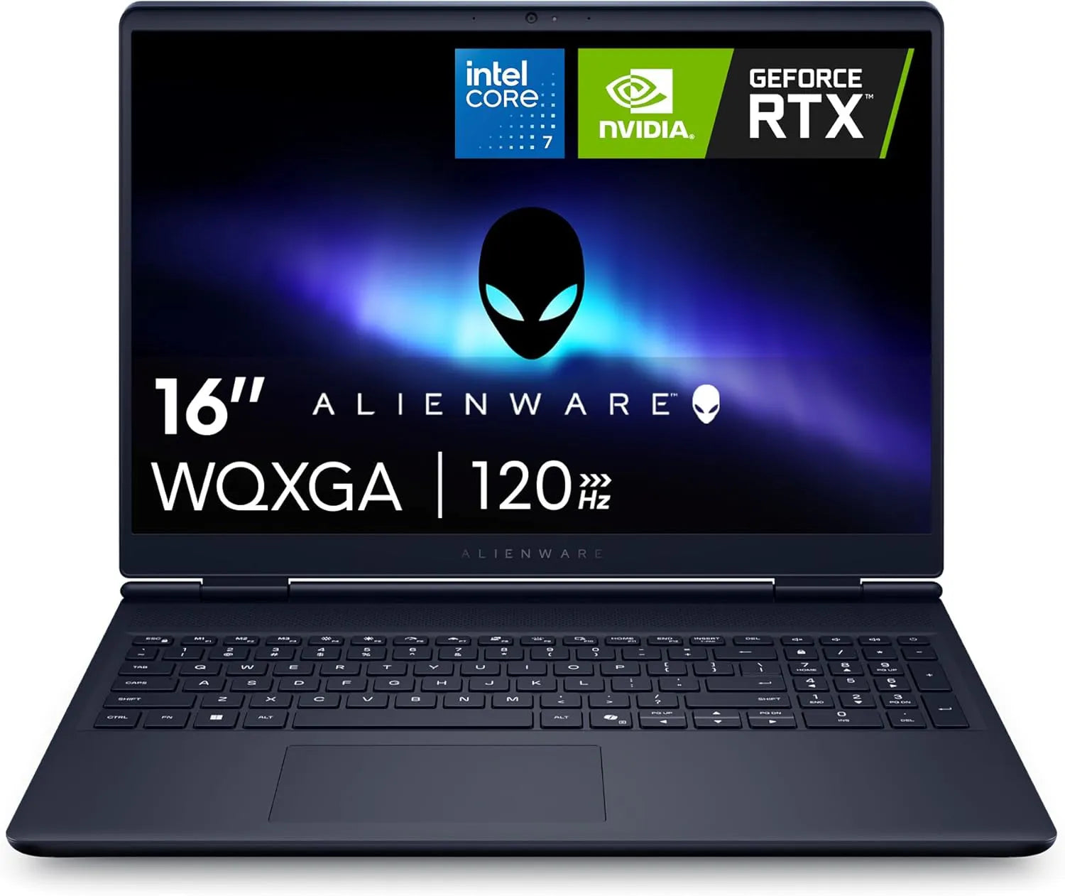 Dell Alienware 16 Aurora , Core 7-240H , 16GB RAM , 512GB SSD , 8GB NVIDIA RTX 5050 , 16" WQXGA 120Hz Display , White Backlit English Keyboard , Windows 11 Home , Black (Brand New, International Warranty)
