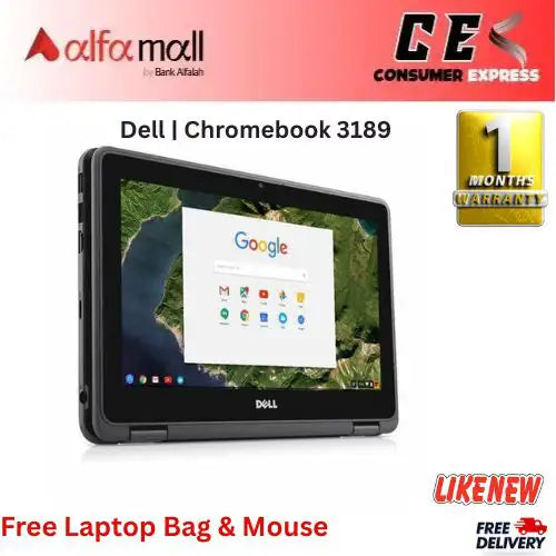 Dell  Chromebook 3189  32GB Storage  4GB RAM  Touch Screen  11.6€³ Screen  Play Store Supported  Rotable Screen  Chromebook