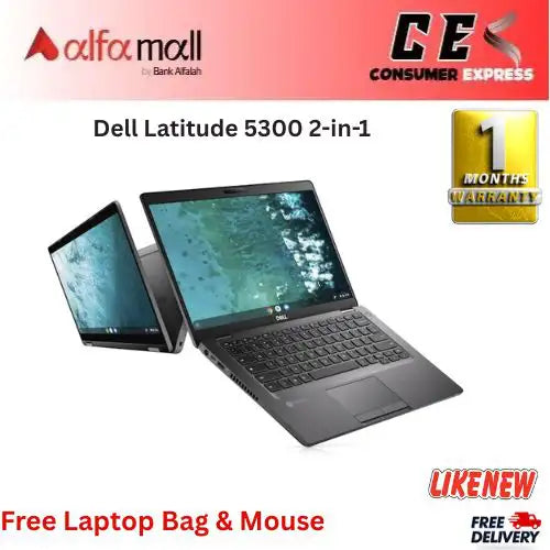 Dell Litude 5300 2in1 Corei78th Gen 8GB RAM 256GB SSD x360 13.3€³ Display