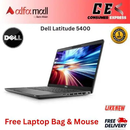 Dell Litude 5400 Business Laptop  Intel i58365U Quad Core 8th Gen, 8GB RAM, 256GB SSD, Webcam, Windows 10 Pro, 14" FHD (1920 x 1080) Display  Free Bag and Mouse(Like New)