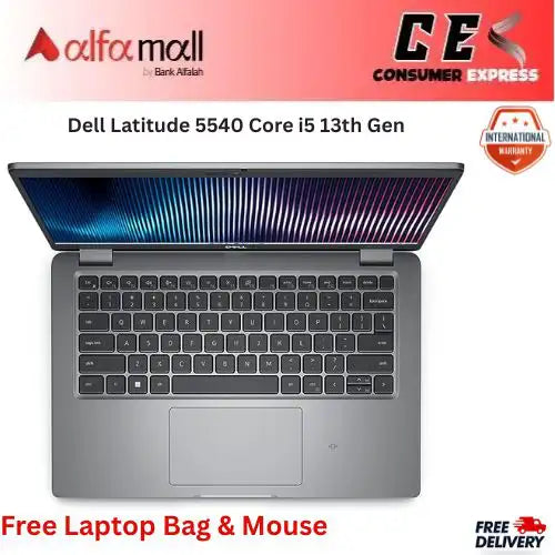 Dell Litude 5540 Core i5 13th Gen 8 GB RAM 512 GB SSD 15.6 Inch Display New, Internial Warranty