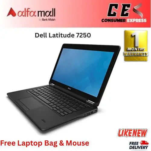 Dell Litude 7250 Corei75th Gen 8 GB RAM 256 GB SSD 12.5€³ Display