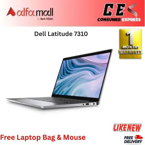 Dell Litude 7310 Corei710th Gen 8GB RAM 256GB SSD 13.3€³ Display