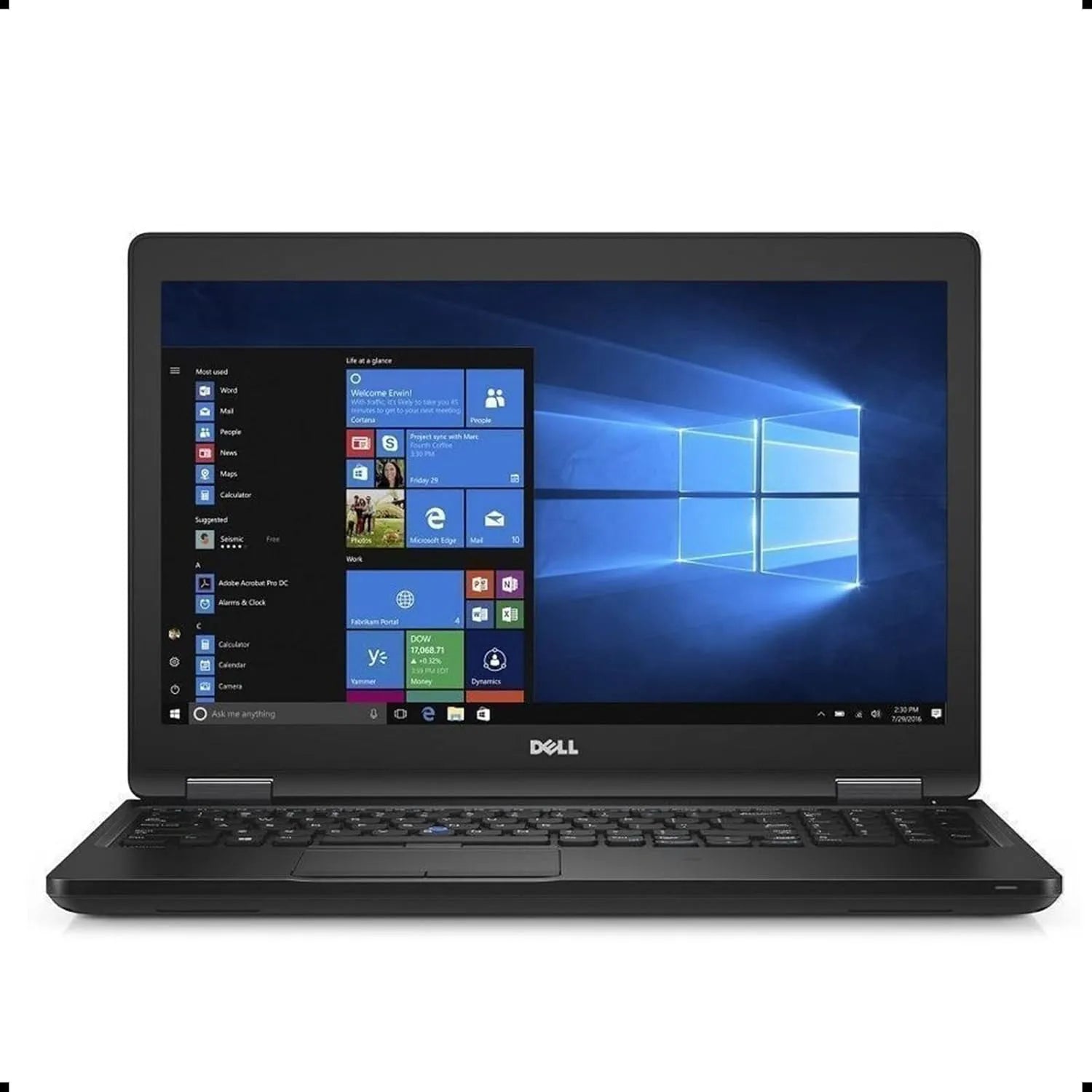 Dell Latitude E5580 , Intel Core I5 7th Gen 15.6 Inch DISPLAY 8GB RAM 256GB SSD Camera, Free Bag & Mouse (Like New) - (Other Bank)